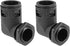 uxcell Corrugated Tube Connector 90 Degree AD21.2 Conduit Hose Joint Clamps 2Pcs...
