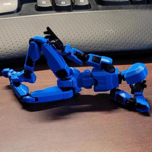 4PCS T13 Action Figure 3D Printed Multi-Jointed Movable,Dummy13 Action Figures,Lucky 13 Action Figures,Desktop Decorations for Action Figures for ...
