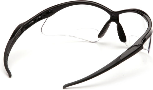 Pyramex Safety PMXTREME Readers Bifocal Safety Glasses Eye Protection Clear +2.5 Bifocal Lens Includes Cord...