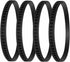 4 Pack 45-69-0010 Pulley Tires Replacement for Milwaukee Bandsaw 6225 6227 6230 6232 6232-6 6238-20 2729-20...
