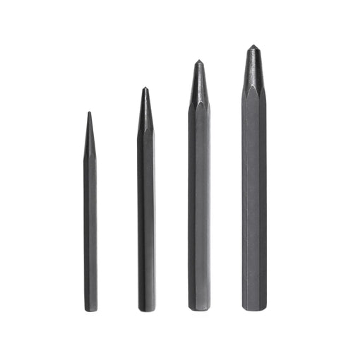 62215 Center Punch tool metal, useful center punch set 4-Piece...