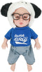 Full Silicone Doll Clothes Outfits for 14", Reborn Baby Doll Suit Accesories Set - Newborn Girl Boy Baby Clothing Gifts Set - Blue Set & Frame (Cl...