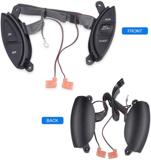 Cruise Control Switch Buttons Steering Wheel Mounted Compatible with 1998-2003 Ford Ranger Explorer F150 Mercury Mountaineer Mazda B3000 Replaceme...