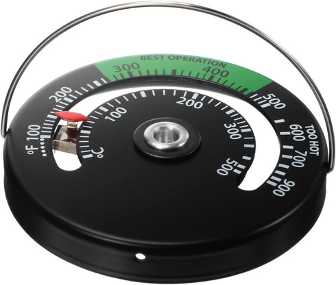 Magnetic Wood Stove Thermometer Oven Temperature Thermometer for Wood Burning Gas Stoves Chimney Pipe Avoiding Destroyed by Overheat(1 Piece)...