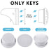 Youyole 8 Pcs Universal Replacement Keys for Baby Proofing Magnetic Cabinet Locks Child Proof Extra Magnet Keys Child Safety Latch for Cabinets Dr...