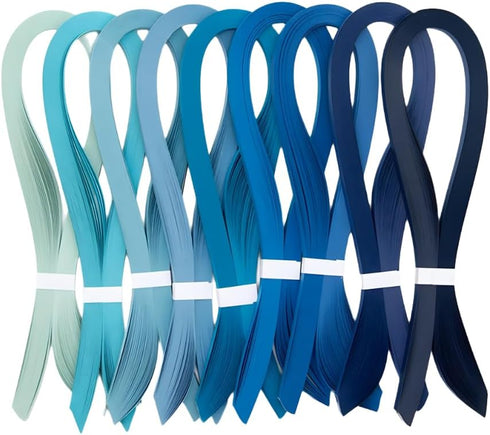 Quilling Strips 5mm Paper Quilling Set Solid Color Star Origami Paper DIY Hand Crafts Single Color Quilling Paper Filigee Strips Royal Blue...
