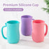 Baby Bath Rinse Cup Shower Shampoo Bowl Water Bath Bucket, Toddler Bath Toys Cup Water Containers Wash Essentials (Cat-Purple)...