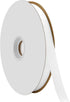 Berwick Offray 5/8" Single Face Satin Ribbon, White, 100 Yds...