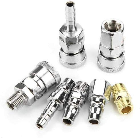 Japanese Adapter, Pneumatic Air Tool, 1/4" Connector Hose for Industry 8mm Adapter...
