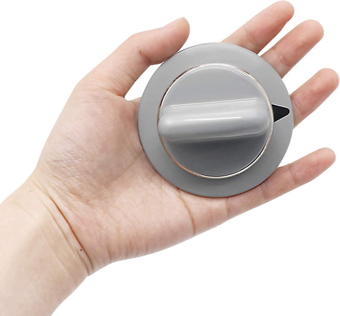 WE1M964 Dryer Timer Control Knob with Metal Ring Replacement Part by AMI PARTS - Exact Fit for GE Dryer 1811122 AP4980845 PS3487132 AH3487132 EAP3487132