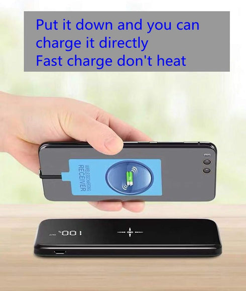 Wireless Charging Receiver Adapter with Fast Smart Microchip Technology for Samsung LG Huawei Sony Motorola Xiaomi Alcatel All Android Device USB ...