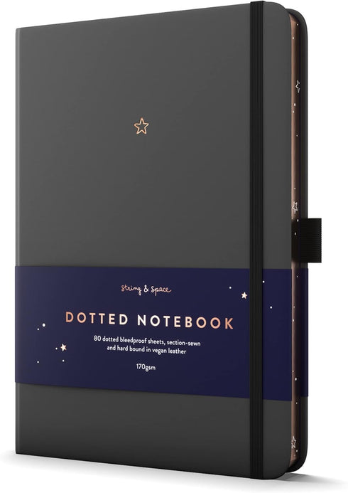 Bullet Dotted Journal by String and Space – Dot Grid Notebook, Dotted 170 GSM Paper – Kawaii Notebook, Handbound with Gift Box – 5.75 x 8.75...