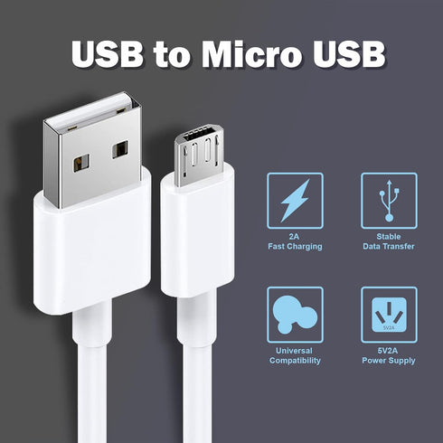 16.4ft 5M Power Extension Cable for Wyze Cam, YI Camera, Nest Cam, Blink, Netvue, Kasa Cam, Cloud Camera, Furbo Dog, Arlo Q, USB to Micro USB Exte...