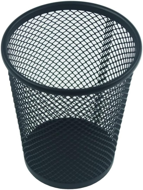 6 Pack Wire Mesh Desktop Pen Pencil Holder,Makeup Brushes Storage Cup,Office Stationery Organizer...