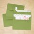 LUXPaper A2 Invitation Envelopes | Peel & Press | 4 3/8" x 5 3/4" | Avocado Green | 70lb. Text | 50 Qty...