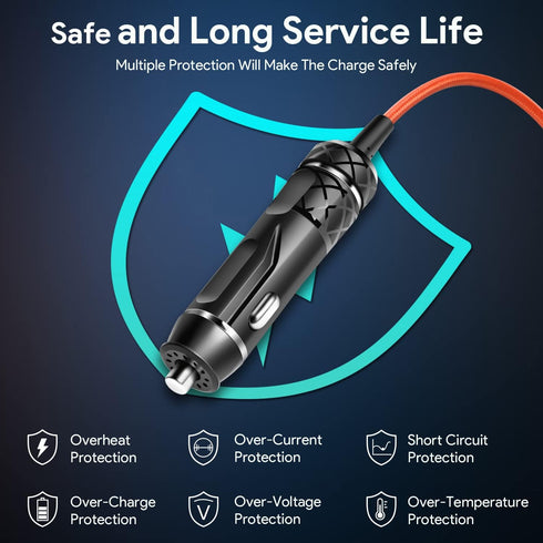 KFD JBL PartyBox Speaker Car Charger Compatible with JBL PartyBox 200 300 310 Party Box Wireless Bluetooth Speaker Audio System 12V DC Adapter Pow...
