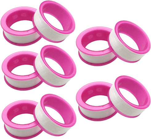 10Pcs White 3M Industrial Sealant Tape White Thread Seal Tape Plumbing Tape Tape Thread Tape Plumber Tape for Shower Head,Pipe Sealing,Thread Seal...