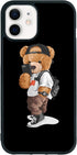 FANXI Stylish Bear Phone Case for iPhone 12/12 Pro 6.1 Inch - Shockproof Protective Cute Cool Bear Phone Case Designed for iPhone 12/12 Case for M...