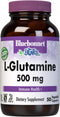 Bluebonnet Nutrition L-Glutamine 500mg, Supports Immune Function, Nitrogen Transporter, Soy & Gluten-Free, Non-GMO, Kosher Certified, Vegan, 50 Ve...