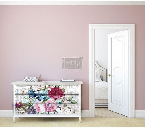 Redesign DÉCOR TRANSFERS® – Imperial Garden Size 44"x30", Cut INTO 6 Sheets 655350635534 Rub on Transfer for Wall or Furniture Decoration...