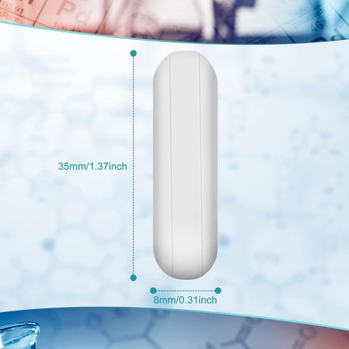 PTFE Magnetic Stirrer Mixer Stir Bar, White Color, Stir Rod Magnetic, Laboratory Bar, Stir Plate Bar, Stir Plate Magnet Stick (4 Pieces, 35 mm/ 1....