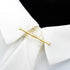 Square Head Collar Clips Necktie Tie Clips Collar Bar Shirt Stay Tie Pins Cravat Clip for Men...