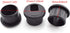 SDTC Tech 3-Pack 1 inch Desk Hole Wire Grommet Black Plastic Cable Cord Cover Organizers...
