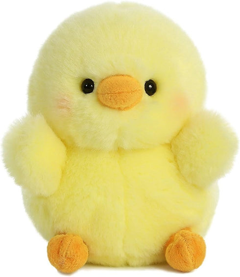 Aurora Bundle of 2 5" Beanbag Stuffed Animals: Chickadee Chick and Bunbun Bunny...