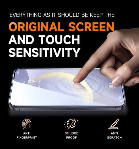 MAGIC JOHN 2 Pack for Samsung Galaxy S24 Plus/ S24+ (6.7 inch) Tempered Glass Screen Protector, Auto Dust-Elimination Installation, Bubble Free, H...