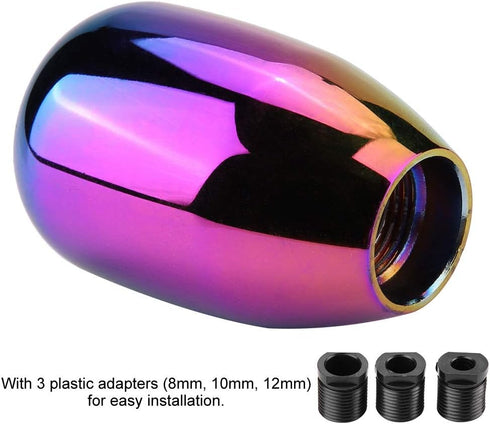 Aramox Gear Shift Knob, Car Universal Modification Manual Knob Gear Shift Head Shifter 6 Speed (Colored)...