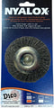 Dico 541-771-3 Nyalox Wheel Brush 3-Inch Grey 80 Grit...