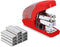 Effortless Mini Stapler Set, 20 Sheet Capacity, Integrated Remover & Staple Storage, Holds 1/4" Staples, includes 1000 Staples, Lightweight, Offic...