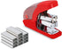 Effortless Mini Stapler Set, 20 Sheet Capacity, Integrated Remover & Staple Storage, Holds 1/4" Staples, includes 1000 Staples, Lightweight, Offic...