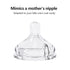 Yooforea Silicone Coated Glass Baby Bottle, 6M+ Fast Flow Nipple I Anti-Colic, Wide Neck, Stable Base I Medical-Grade Silicone Coating for Shatter...