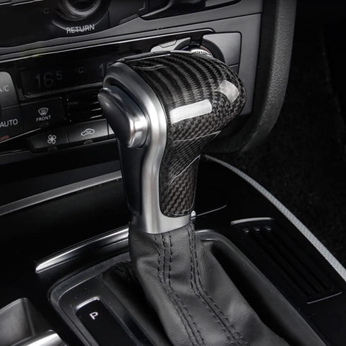 Compatible with Audi A4 A5 Allroad Automatic A6 Q7, A7 S6 S7, Q5 Gear Shift Knob Cover Trim, Accessories Auto Gear Shift Knob Cover Trim Cap or Ca...