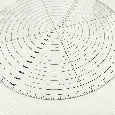 Acrylic Round Center Finder Compass,10inch Clear Circle Center Finder Tool for Center Woodworking Drawing Circles Wood Turning Lathe Work Measure...