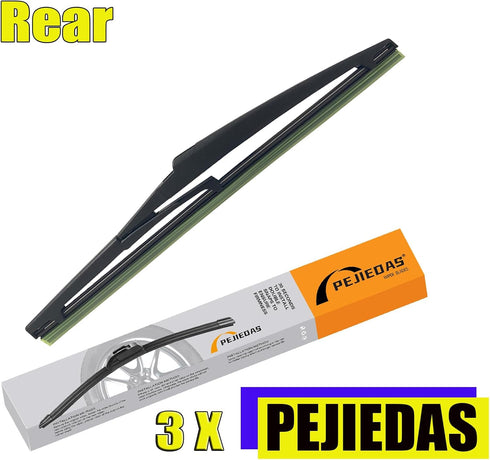 3 Wiper Blades for Lexus NX200t NX300 NX300h 2015-2021, Front Wiper Blades + Rear Wiper Blades, OE Original Style (26" + 16" + 12" - Pack of 3)...