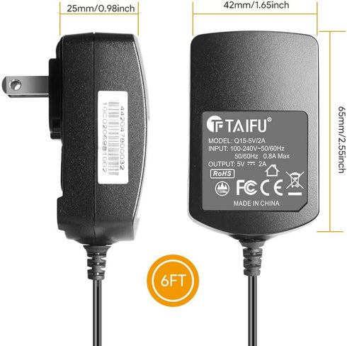 TAIFU AC Adapter for JENSEN CD-60 CD-60C CD-60B CD-60A CD Player with Bass Boost Anti Skip Protection 60-Second Super A.S.P. Power Supply Cord Cab...