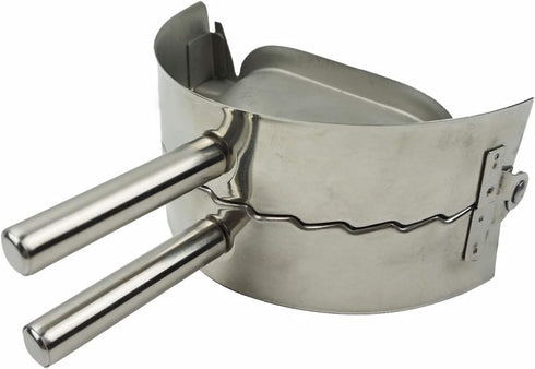Stainless Steel Dumpling Maker, X-Large 5" Goya Empanada Press Mold, Ravioli Mould Crimper, Wraper Dough Cutter - for Pie Ravioli Chinese Dumpling...