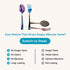 Ahimsa Stainless Steel Forks & Spoons | Cutlery Set | Kids Utensil Set | 100% BPA Free & Dishwasher Safe (Iridescent Blue)...