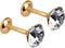 1 Pair Simple Design Diamond Crystal Curtain Hooks Curtain Buckle Wall Holdbacks Decorative Tiebacks (Gold)...