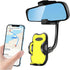 Car Rear View Mirror Phone Holder, 360° Rotatable Car Phone Holder Mount with Anti-Shake Design, Multifuctional Rearview Clip Mobile Mount Holder ...
