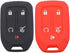 2pcs Silicone 5 Button Smart Key Fob Cover Remote Keyless Entry Bag Compatible with GMC 2017 2018 2019 2020 Acadia 2018 2019 2020 Terrain 2019 202...