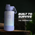 IRON °FLASK Clear Tritan Trekker Water Bottle with Chug Lid - Leak Proof & Lightweight for Gym, Hiking, Sports - Dishwasher Safe, BPA Free Plastic...