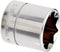 Williams JHWBD-820 SuperTorque 3/8-Inch Drive Shallow 8 Point 5/8-Inch Socket with Lobular Openings, Chrome Finish...