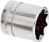 Williams JHWBD-820 SuperTorque 3/8-Inch Drive Shallow 8 Point 5/8-Inch Socket with Lobular Openings, Chrome Finish...
