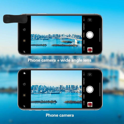 Phone Camera Lens Kit (13 Pieces) for iPhone 11 Xs 10 8 7 6 Plus SE Samsung and Most Andriod Phone- Wide Angle Lens & Macro Lens+Fisheye Lens and ...