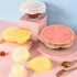 Silicone Stretch Lids Set for Food Storage, Fruit Pattern Food-grade Reusable Silicone Sealing Food Covers for Fresh-keeping Bowl Container Microw...