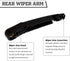 Rear Wiper Arm Blade Nut Set Replacement for Chevrolet Chevy Spark 2016-2022, Rear Wiper Cover Accessories Assembly, Wiper Cap Set for Back Windsh...