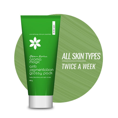 Anti Pigmentation Glossy Pack | 3.53 Oz (100g) | Aromatherapy Skincare | Essential for Pigmentation and Dark Circles | All Skin type...